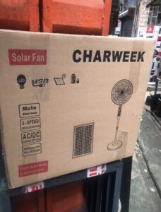 Charweek solar fan price in Nigeria 