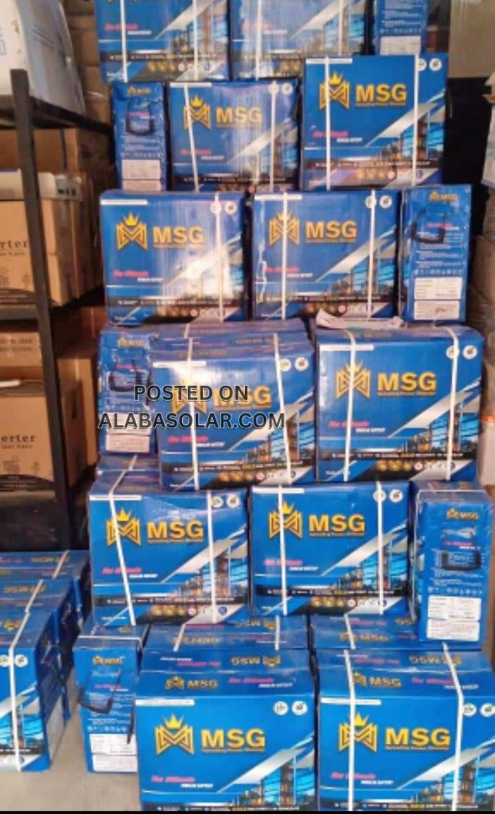 240AH MSG SOLAR TUBULAR BATTERY Price in Nigeria 🇳🇬 Alaba Solar Marketplace