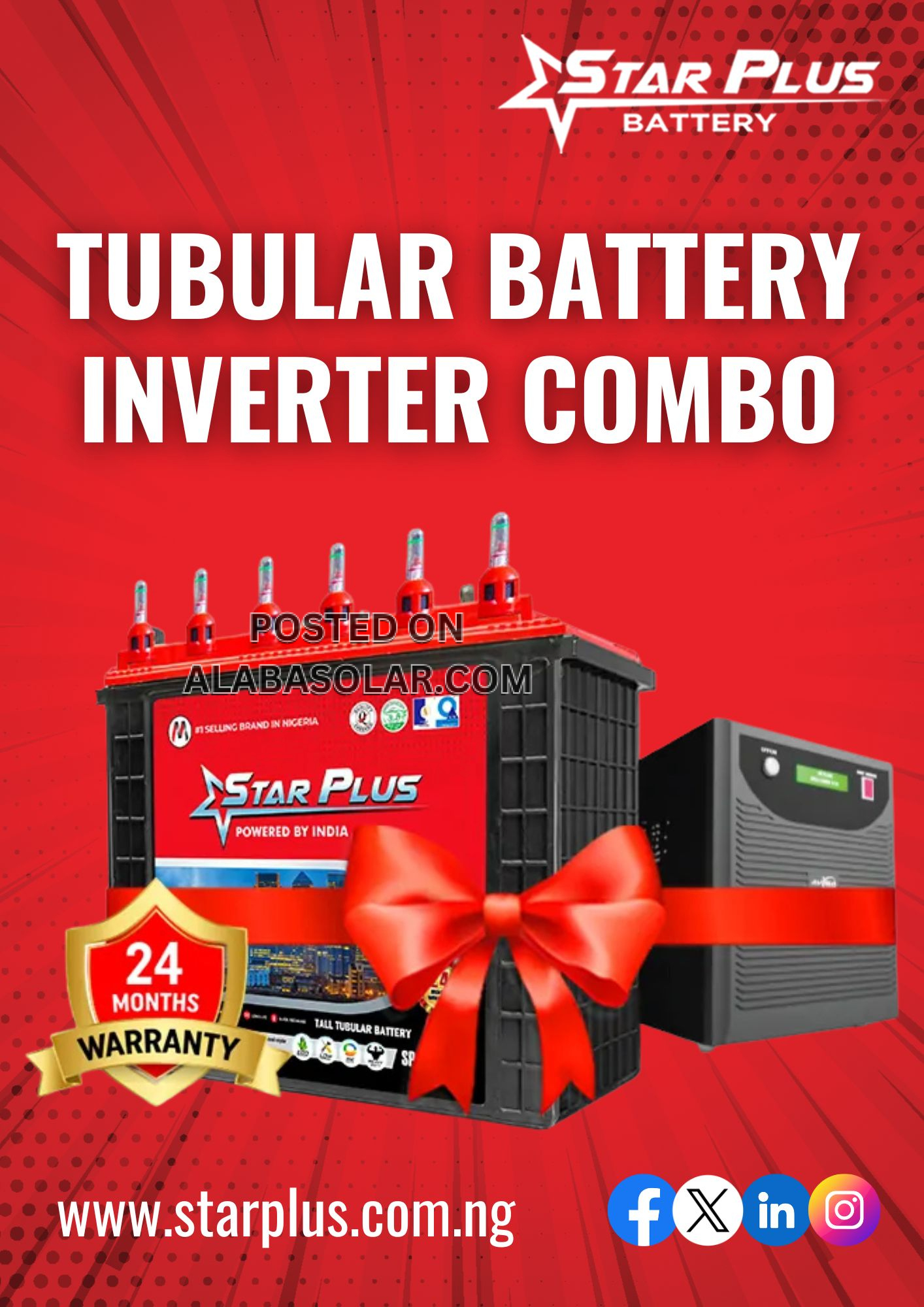 Starplus Tubular Battery Inverter Combo You Can Trust Price in Nigeria ...
