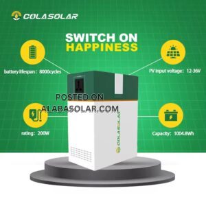 1KWH Cola Solar Generator Price in Nigeria