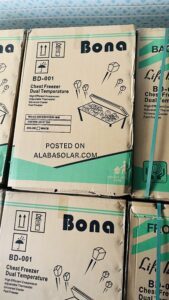 Bona Solar Freezer Price in Nigeria