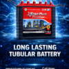 Buy Long Lasting Tubular Battery for Reliable Energy