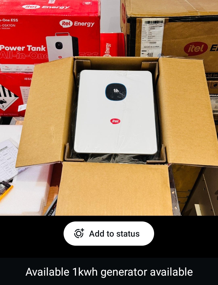Intel Solar Generator Itel solar generator 1Kwh 500W Price in Nigeria 🇳🇬 Alaba Solar Marketplace