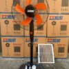 TTCC 16-inch or 18-inch solar rechargeable standing fan.
