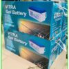 Vitra 12V 200Ah Gel Battery designed for solar or inverter.
