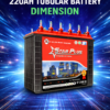 Buy 220Ah Tubular Battery Dimension