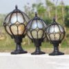 This is a set black waterproof garden..