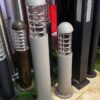 These are modern outdoor bollard lights suitable
