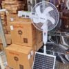 Solar standing fan