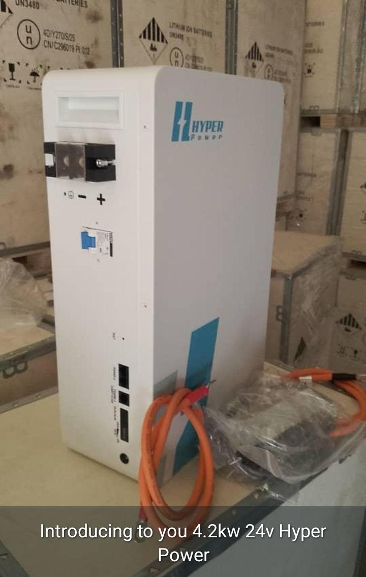 HYPER Power lithium battery 4.2Kwh 24V Price in Nigeria 🇳🇬 Alaba Solar ...