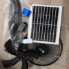16 inch rechargeable solar fan with lithium battery
