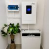 Luxsun 5kwh 48v battery with hybrid inverter 8kva 24,v